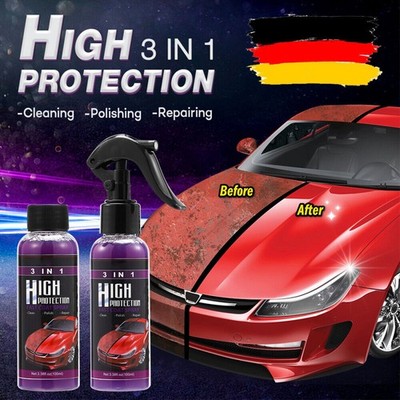 3 in 1 High Protection Quick Car Coat Ceramic Coating Spray Hydrophobic 100ml DE