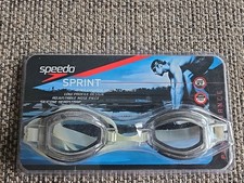Speedo Sprint Swim Goggle Fitness Swimming Performance Soft Cushion Fit Goggles