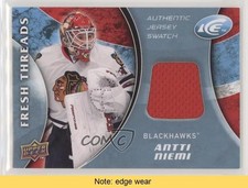 2009-10 Upper Deck Ice Fresh Threads Antti Niemi #FT-AN READ 7ci