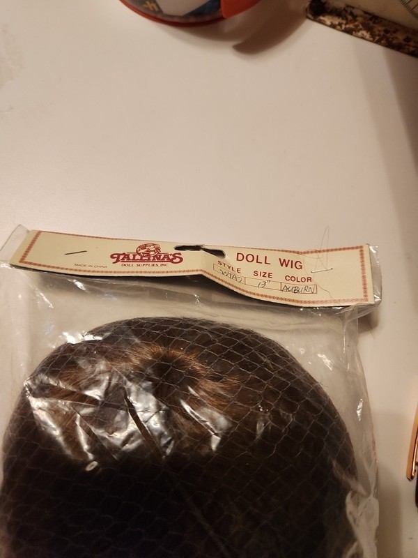 Auburn curly wig size 13