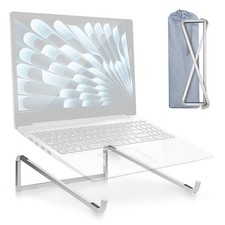 Foldable Laptop Stand for Desk, Universal Laptop Riser Ventilated Holder Moun...