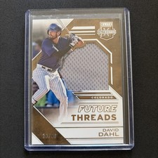 2016 Panini Elite - Future Threads David Dahl #FTSA-DD Holo Gold /99 (MEM, RC)
