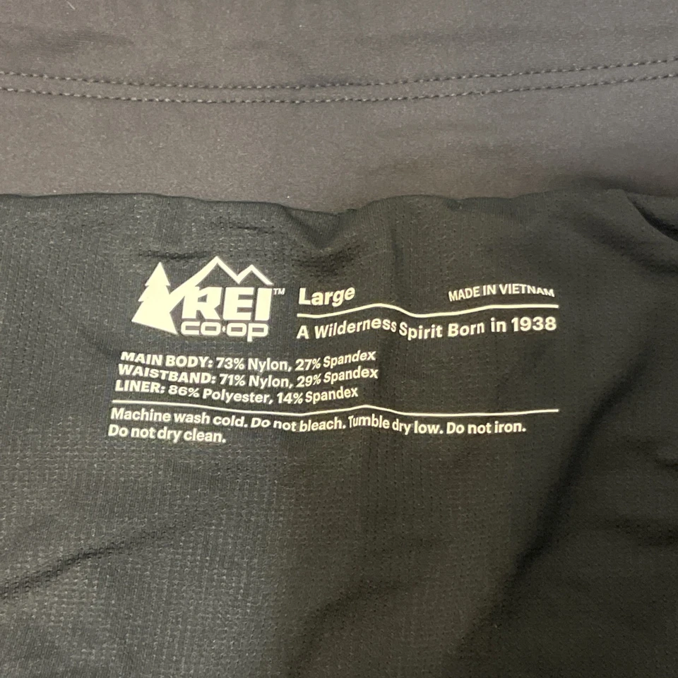 Pantalones Cortos Cooperativos REI Para Mujer Grandes Multicolor AOP Senderismo Aire Libre Correr Bolsillo con Cremallera Foto 4 de 4