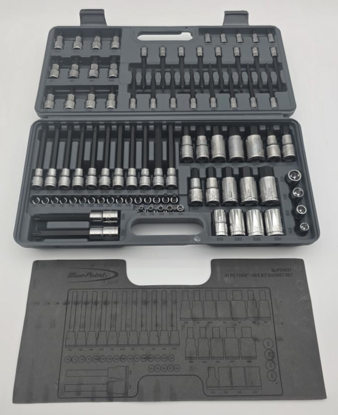 Blue Point BLPTHC87 87 PC Torx and Hex Bit Socket Driver Set for