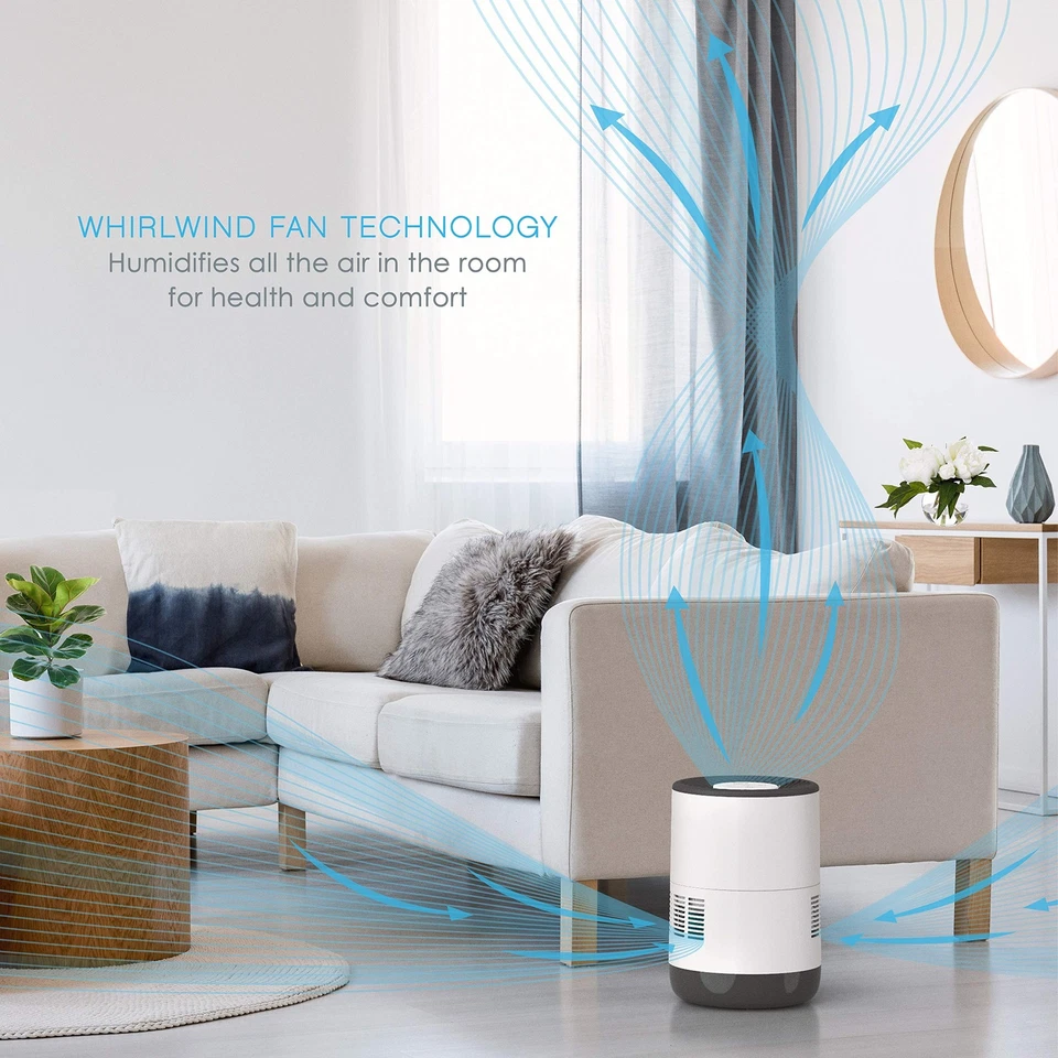 Pure Enrichment® MistAire™ Eva - Mist-Free Evaporative Humidifier (2.8L) with - Image 2 of 4