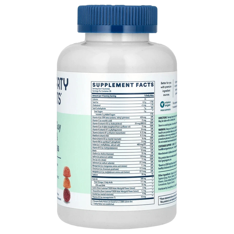 Teen Guy Multi & Omegas, Laranja, Cereja e Limão Limão, 120 Gomas - Imagem 2 de 3