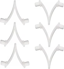 ATIE Butterfly Pool Clips - 6 Pack Attachment for Swimming White 