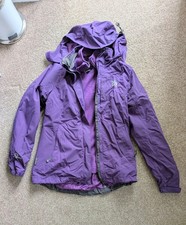 Women's Purple Karrimor Weatherproof Jacket & Removable Fleece Lining Size 8