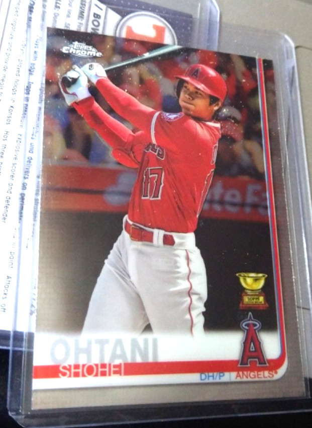 2019 TOPPS CHROME BASEBALL SHOHEI OHTANI ROOKIE CUP # 1
