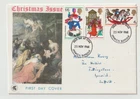 25/11/1968 UK GB FDC - Christmas 1968 - Wessex Cover - Ipswich FDI Postmark