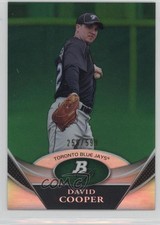 2011 Bowman Platinum Prospects Green 250/599 David Cooper #BPP55 1u0