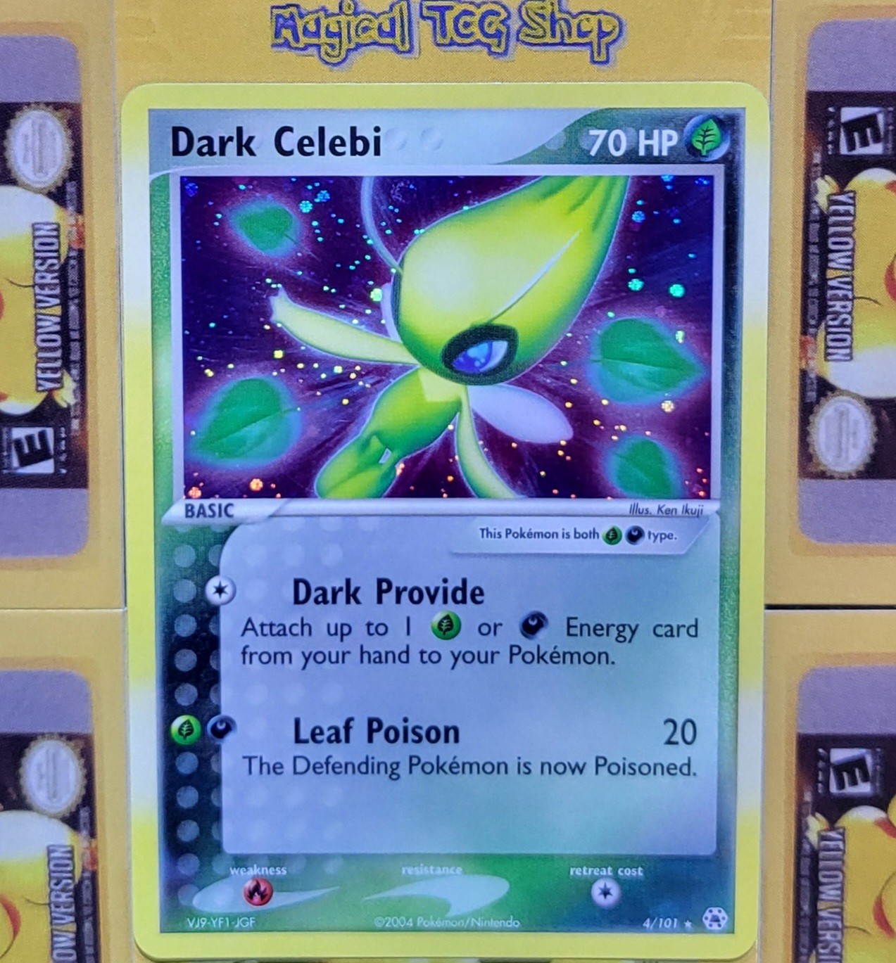 Pokemon Dark Celebi EX Hidden Legends 4/101 Holo Rare NM