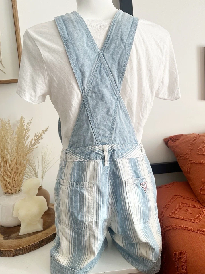 Mono corto vintage años 90 Guess a rayas talla mediana Foto 2 de 4