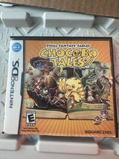 Final Fantasy Fables: Chocobo Tales Nintendo DS CIB Complete w/ Manual Tested