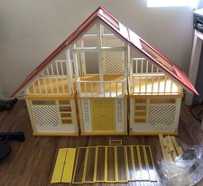 Vintage Barbie Dream House A-frame 1978 Model Yellow