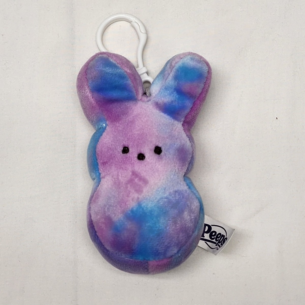 Peeps Keychain Small Purple Tie-dye Bunny Inch Plush Stuffed
