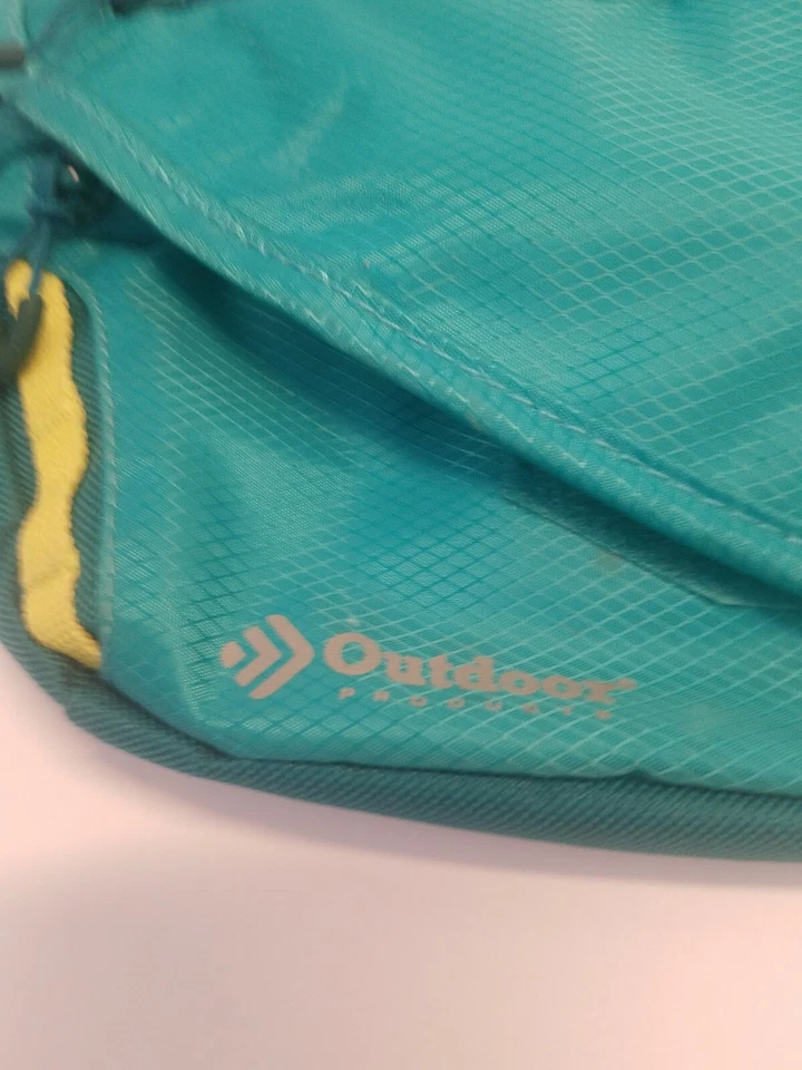 Outdoor Products Waist Pack Teal Green Fanny Bag Hking Baking Festivals - Image 2 of 4