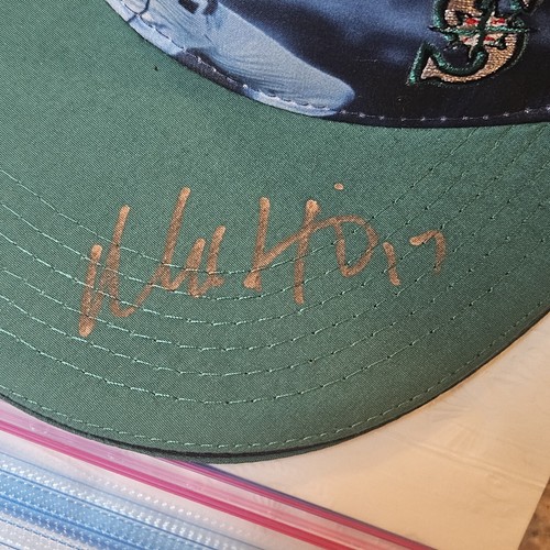 Casquette de baseball dédicacée Mitch Haniger #17 Seattle Mariner Game Giveaway 15/09/24 - Photo 3/6