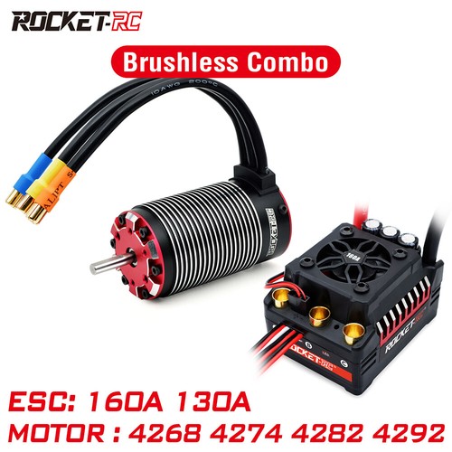 Rocket-RC Brushless Motor ESC Combo for 1/8 1/7 RC Car Truck Traxxas Wltoys HSP - Picture 3 of 55