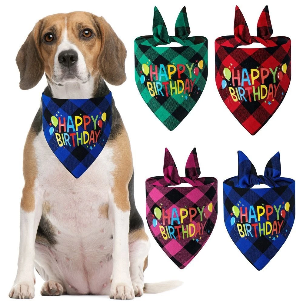 Dog birthday neckerchief sales