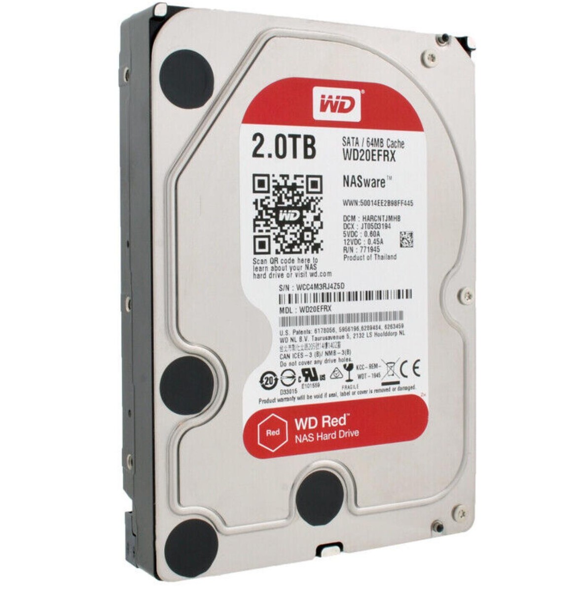 Western Digital Red 2TB WD20EFRX SATA 3.5