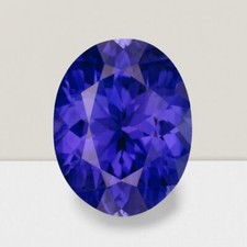 Tanzanite Oval Cut Gemstone 2 Cts - 10x8 mm Calibrated Loose Gem