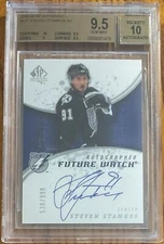 2008-09 SPA Future Watch Rookie Autograph Steven Stamkos /999 BGS 9.5 Auto 10