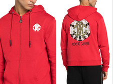 Roberto Cavalli RC Hooded Sweater Hoodie Sweatshirt Jumper Pullover