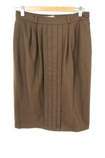 VALENTINO Rock Wolle Gr. IT 44 DE 40 Braun