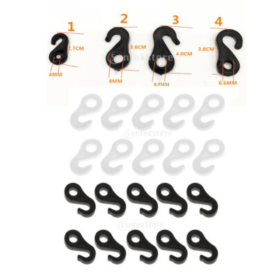 10 Stück Bungee Cords – Elastische Spanngurte Mit Haken, 30,5 Cm | Für Camping, Auto, Transport
