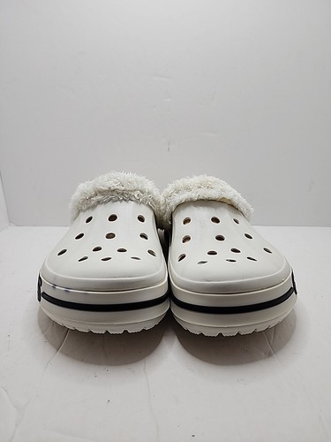 Crocs Mammoth Classic Lined Clog White Size M8 Wm10 - Picture 2 of 8