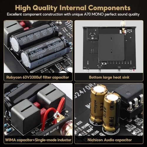 AIYIMA A70 Mono Amplifier with PFFB Home Audio Receiver TPA3255 | eBay