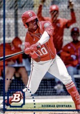 2022 BOWMAN HERITAGE BLUE FOIL WASHINGTON NATIONALS - ROISMAR QUINTANA #BHP-144