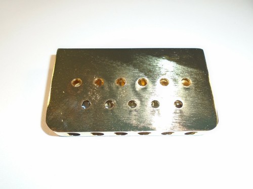 Neu Bridge Hardtail “Through Körper“ Stege Schachtel 2 " 1/16 Gold/ Schwarz/ - Picture 16 of 22