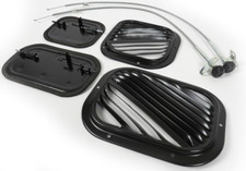 55 56 Chevy Fresh Air Vents Cables Door Set 1955 1956 Chevrolet New