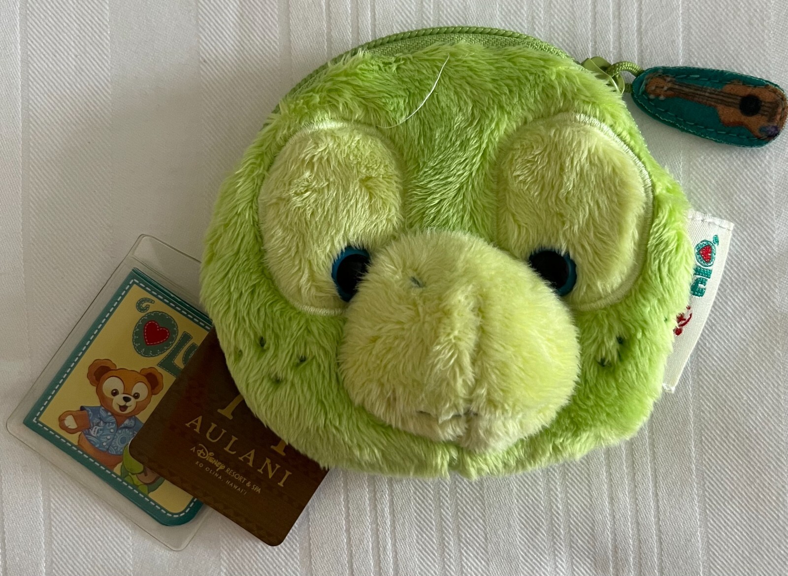 Disney Aulani Resort 2020 Duffy Friends Olu the Turtle Plush Coin Purse ...