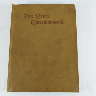 The Years Entertainments by Inez N. McFee 1909 HC F.A. Owen Publishing Co