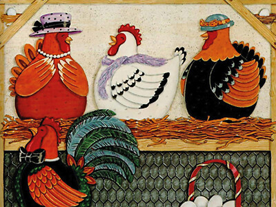 Holzschild 30x40 Huhn Hühner Eggs Eier Wand Deko Cafe Sammler Geschenk