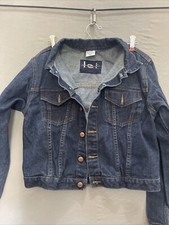 Vintage Lei Denim Jacket Womens Large Truckers Jean Y2k