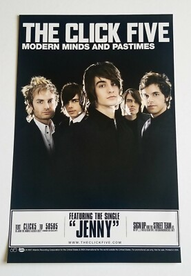 #ad #ad The Click Five Band * Modern Minds And Pastimes * Promo Poster 11x17 RARE $24.99