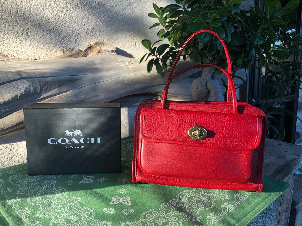 Vintage Coach Original NYC Red Basic Bag 