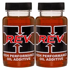REV X Engine Oil Treatment (2) 4 oz For Powerstroke Cummins Duramax Turbo Diesel