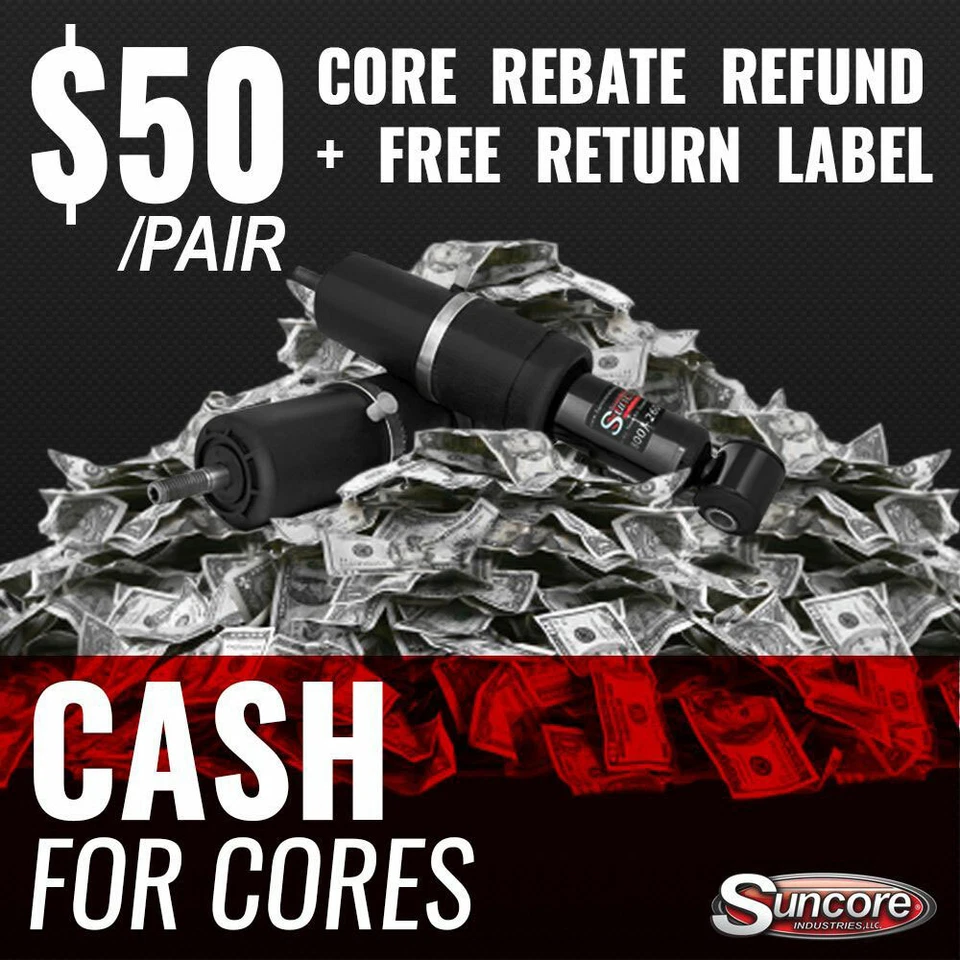 Rear Pair Complete Strut & Springs for 2001-2005 Audi Allroad Quattro C5 - Image 2 of 4