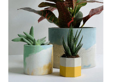 Craft white Snowcrete Cement with sand and colour pigment; 12 colours