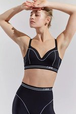 Adam Selman Sport Push It Bra Size XS Black NWT