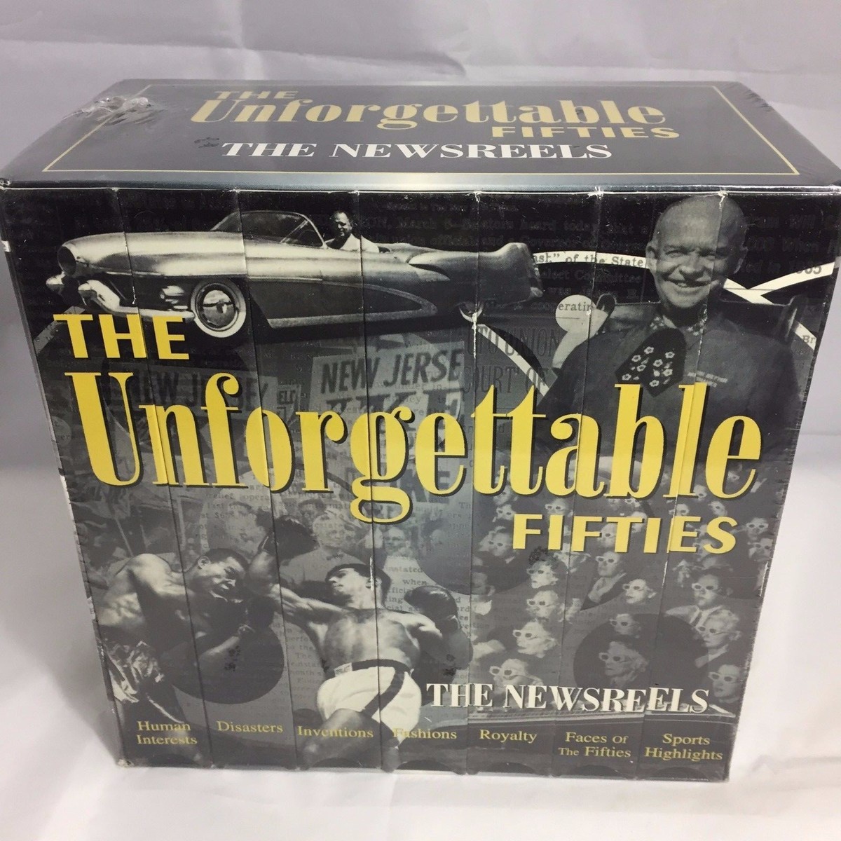 その他 Unforgettable 50's: The Newsreels [VHS] Vintage Newsreels The Unforgettable Fifties B&W VHS Box Set | eBay