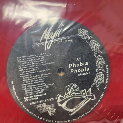 Psychopathic / Phobia red M- 12" Vinyl Record Single free outer sleeve - Picture 5 of 5