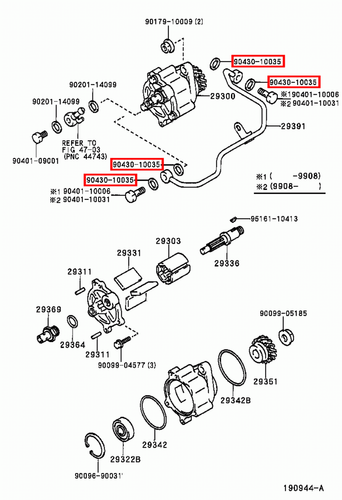 Genuine LandCruiser BJ60 BJ46 BJ45 BJ44 BJ43 BJ42 BJ41 BJ40 Washer Gasket Set x4 - Picture 10 of 20