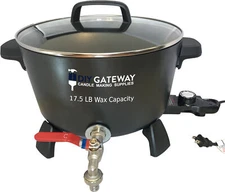 Extra Large Wax Melter for Candle Making: 17 LB+ Wax Capacity Electric Wax Pot