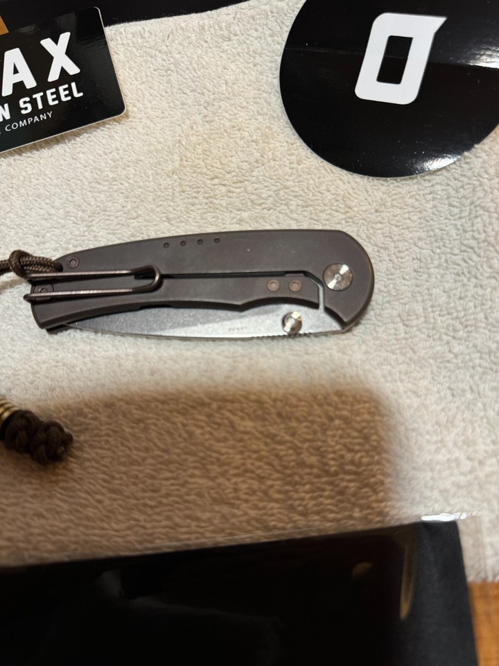 Quiet Carry Knife, Drift, Matte Bronze, Vanax Steel, Frame Lock